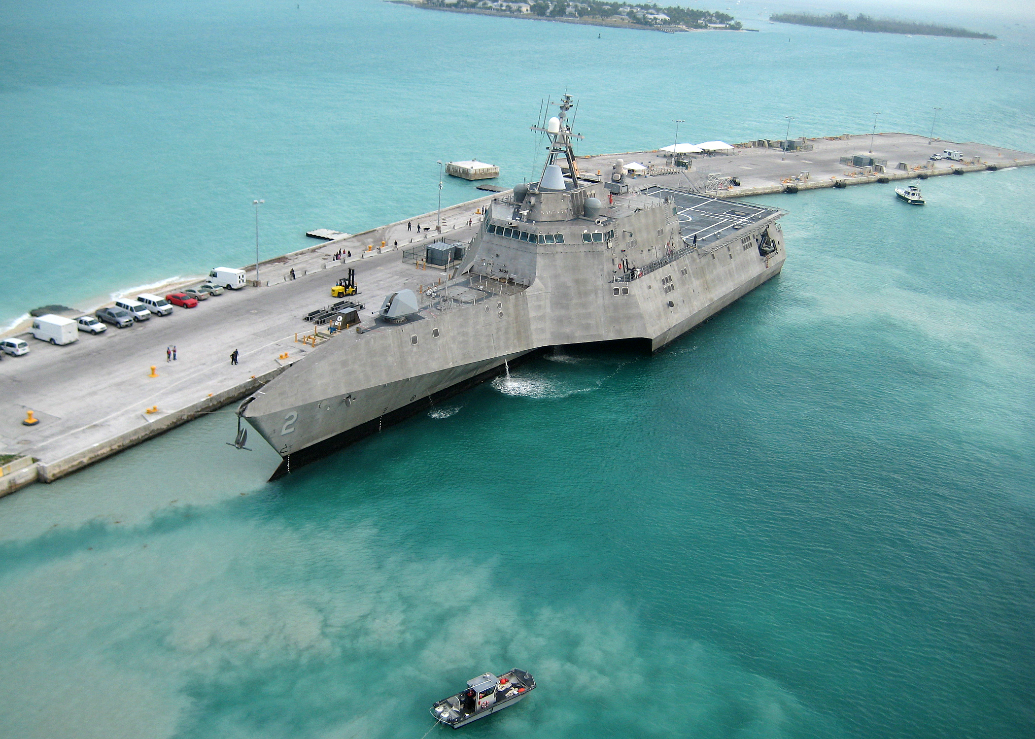 HD Quality Wallpaper | Collection: Military, 2100x1500 USS Independence (LCS-2)