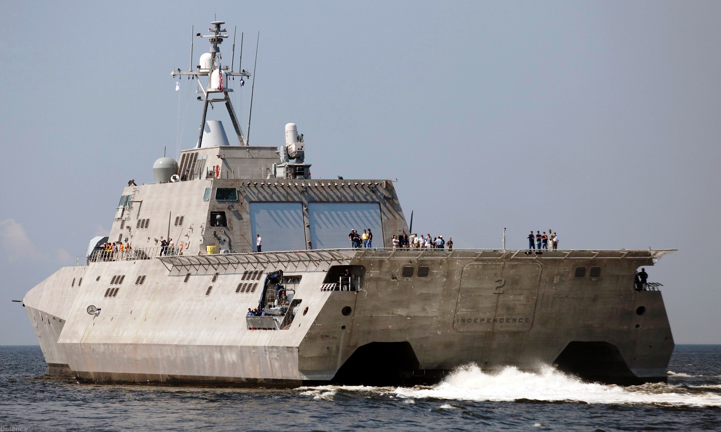 HD Quality Wallpaper | Collection: Military, 2400x1440 USS Independence (LCS-2)
