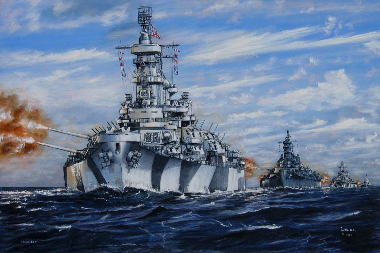 HQ USS Iowa (BB-61) Wallpapers | File 200.54Kb