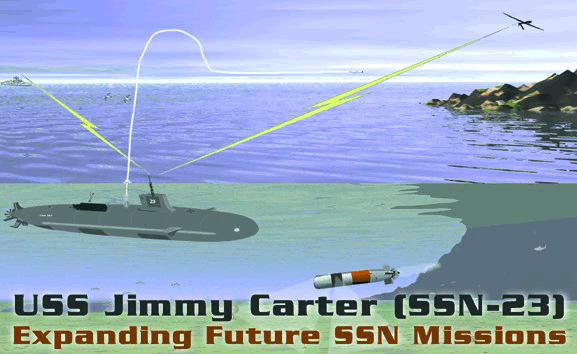 Nice wallpapers USS Jimmy Carter (SSN-23) 577x354px