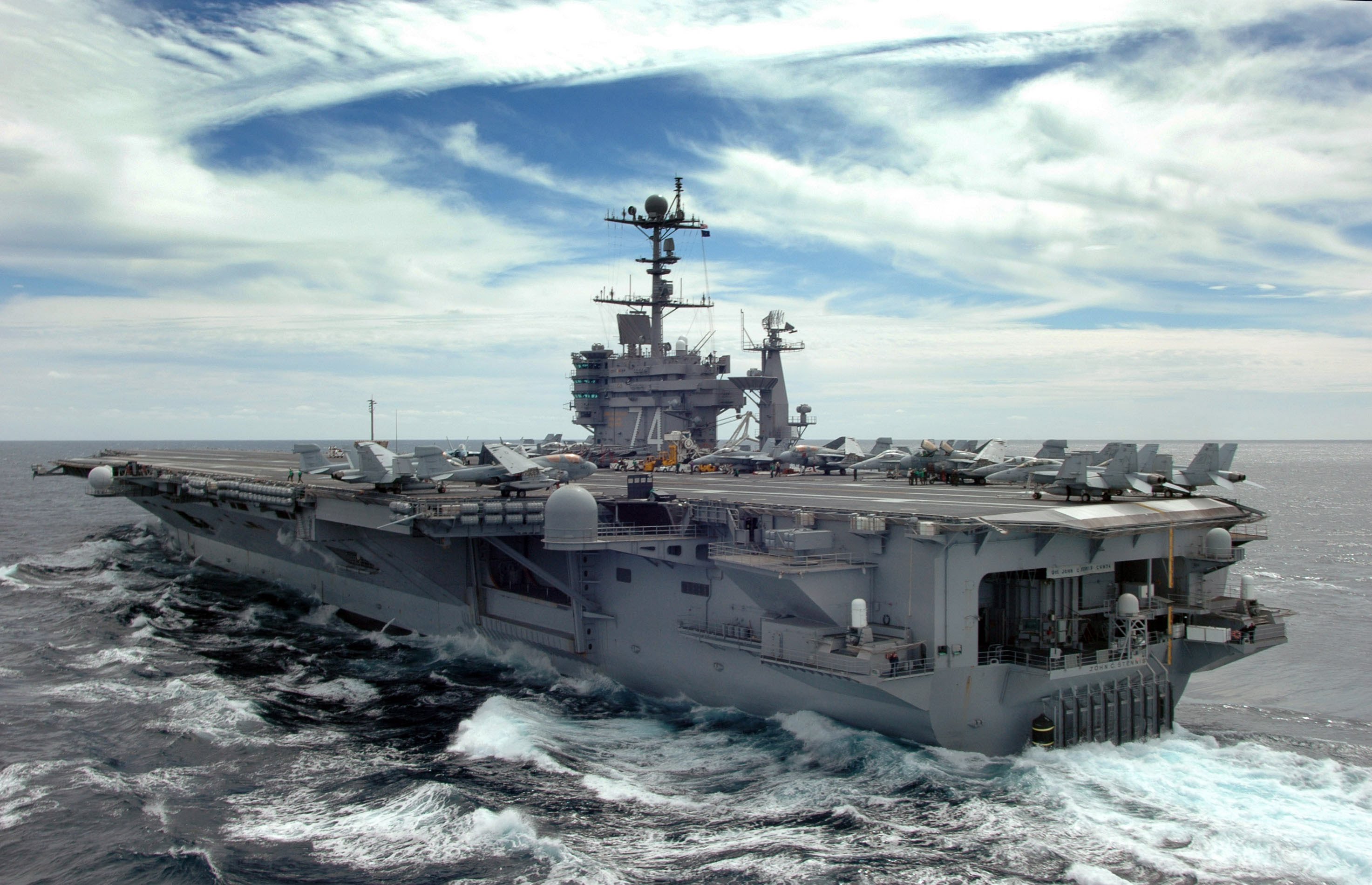 Nice wallpapers USS John C. Stennis (CVN-74) 2946x1900px