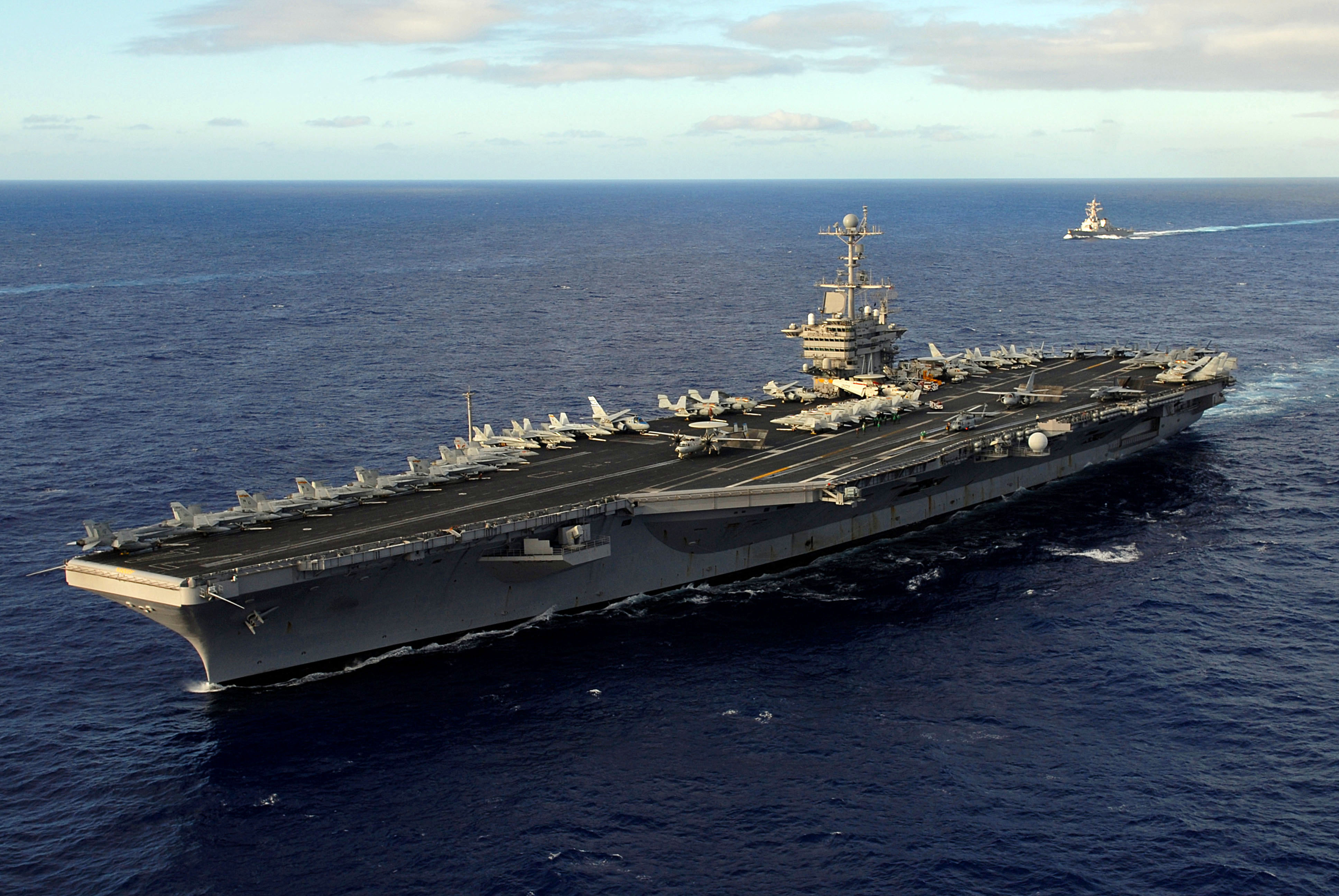 Nice Images Collection: USS John C. Stennis (CVN-74) Desktop Wallpapers