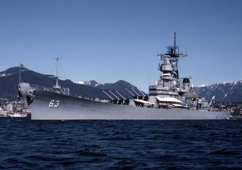 Images of USS Missouri (BB-63) | 800x561