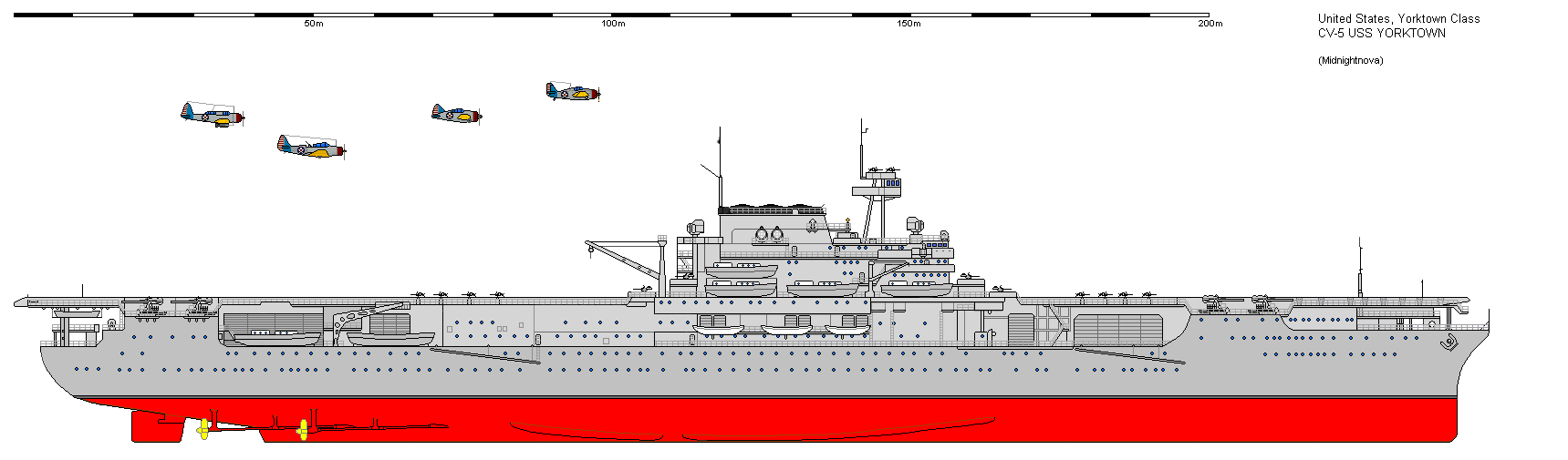 HD Quality Wallpaper | Collection: Military, 1719x505 USS Yorktown (CV-5)