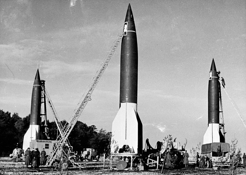 ракеты Фау-2 на испытаниях