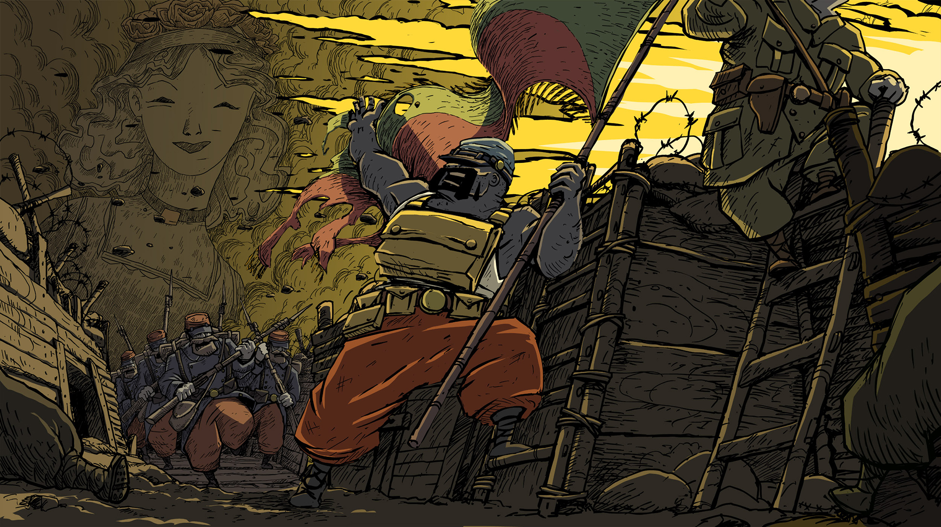 HD Quality Wallpaper | Collection: Video Game, 1920x1075 Valiant Hearts: The Great War