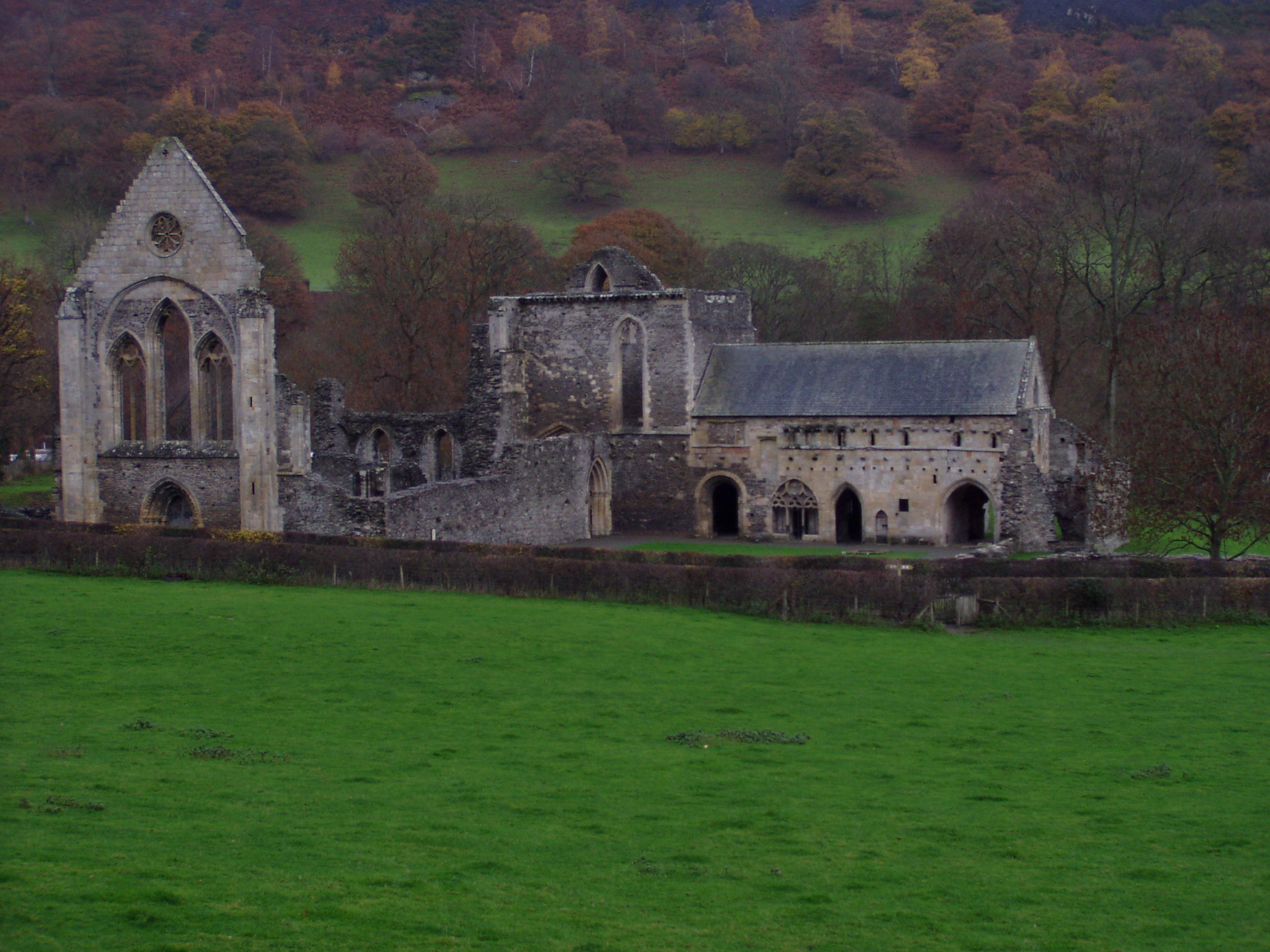 Nice wallpapers Valle Crucis Abbey 1984x1488px