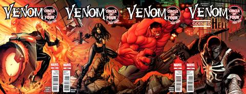 Venom: Circle Of Four Backgrounds, Compatible - PC, Mobile, Gadgets| 480x183 px