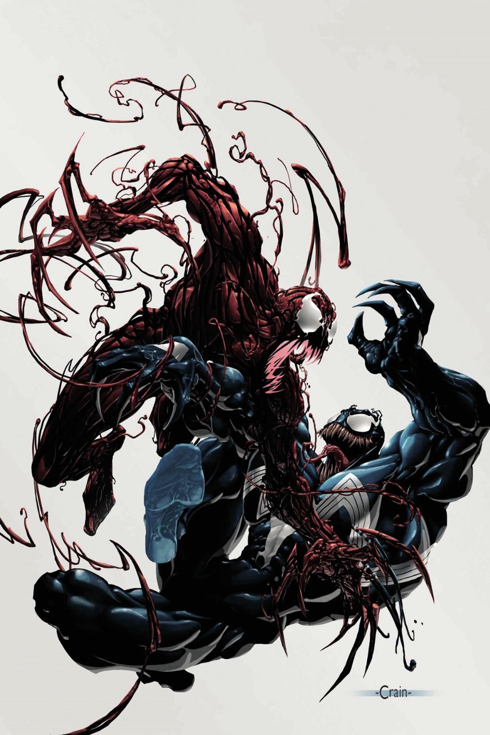 Nice Images Collection: Venom Vs Carnage Desktop Wallpapers