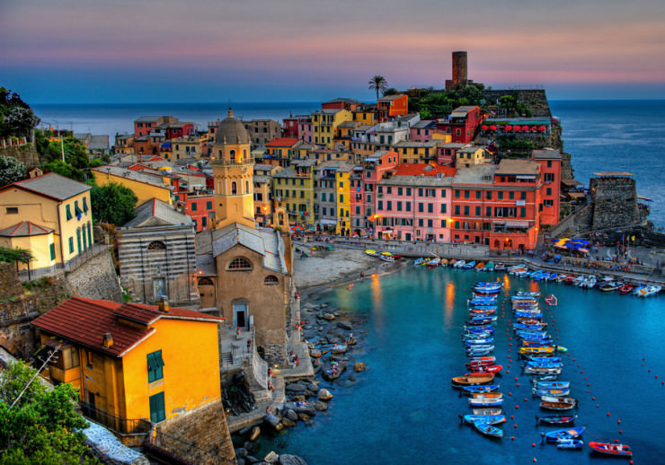 Nice Images Collection: Vernazza Desktop Wallpapers