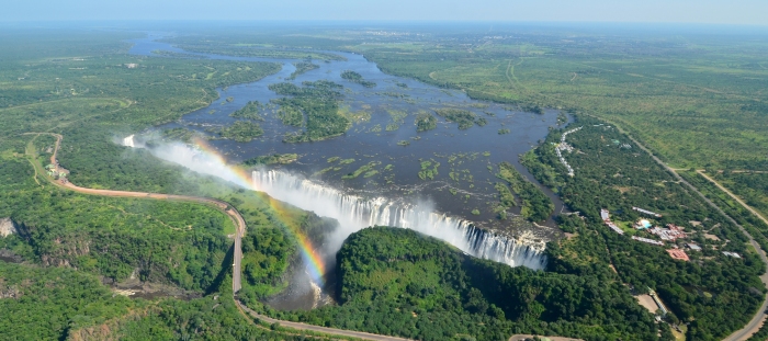 HD Quality Wallpaper | Collection: Earth, 700x311 Victoria Falls