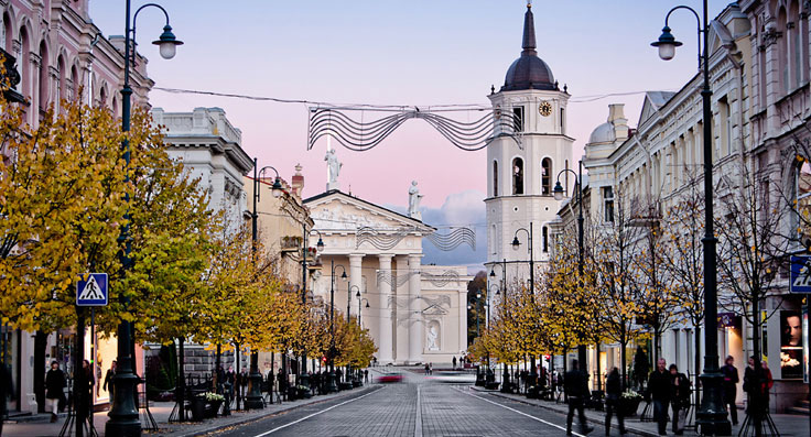 HD Quality Wallpaper | Collection: Man Made, 736x397 Vilnius