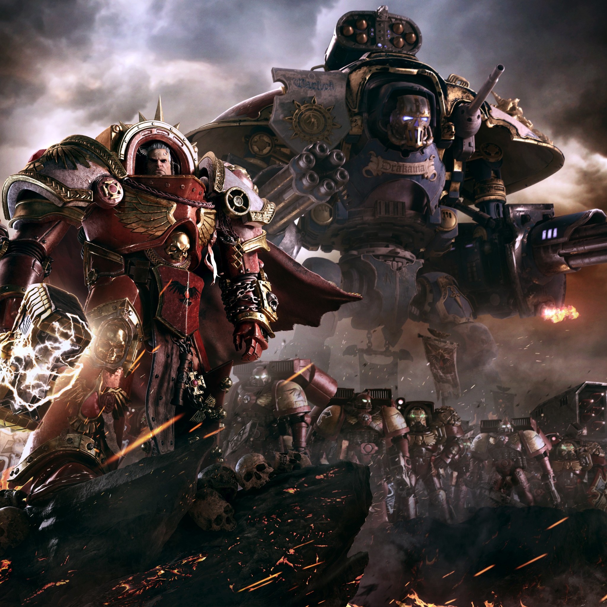 HD Quality Wallpaper | Collection: Video Game, 2048x2048 Warhammer 40,000: Dawn Of War III