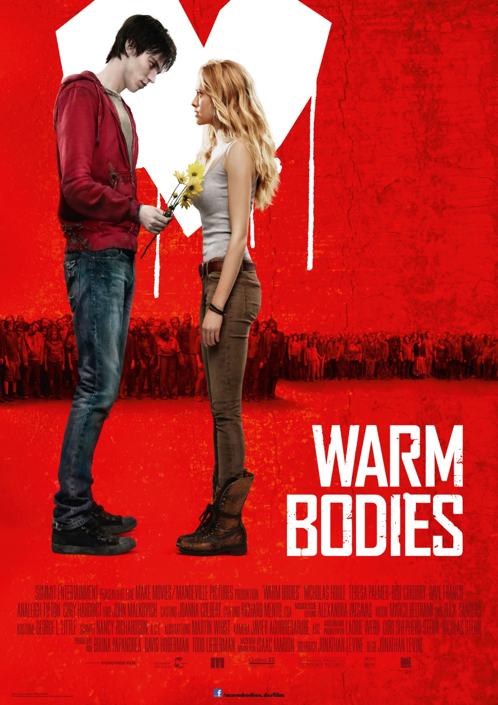 Nice wallpapers Warm Bodies 989x1400px