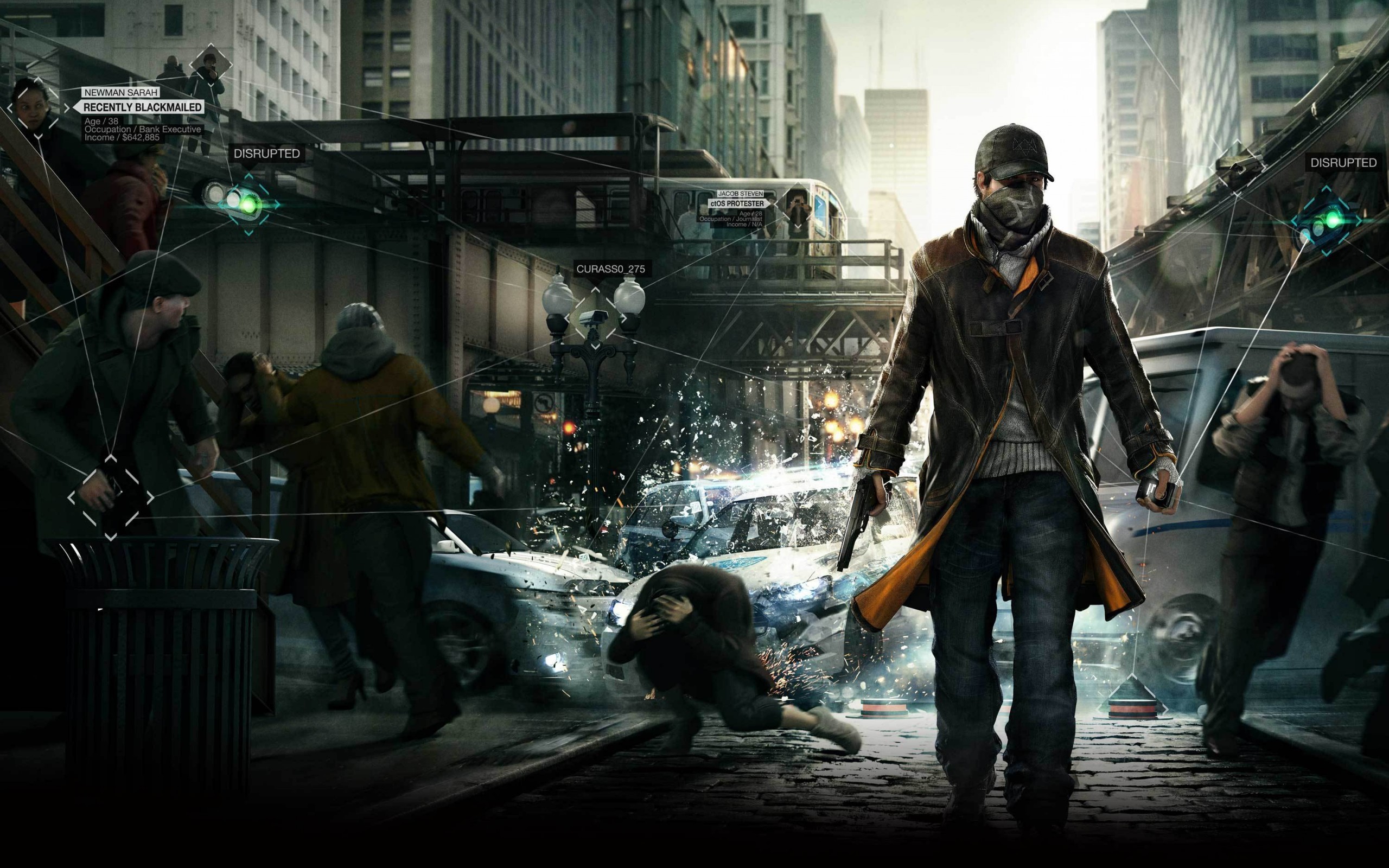 Watch Dogs Backgrounds, Compatible - PC, Mobile, Gadgets| 2560x1600 px