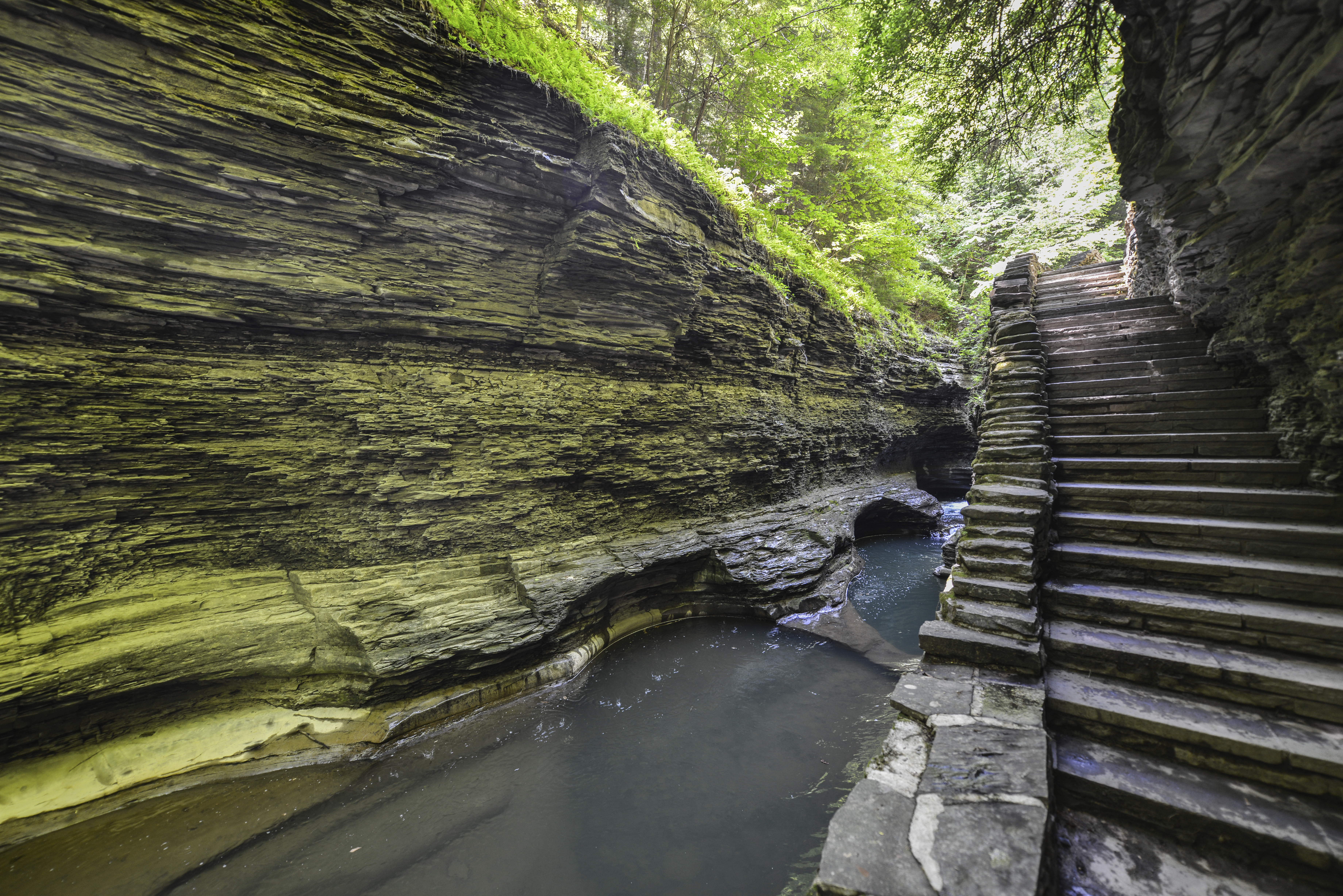 HD Quality Wallpaper | Collection: Earth, 7360x4912 Watkin Glens State Park