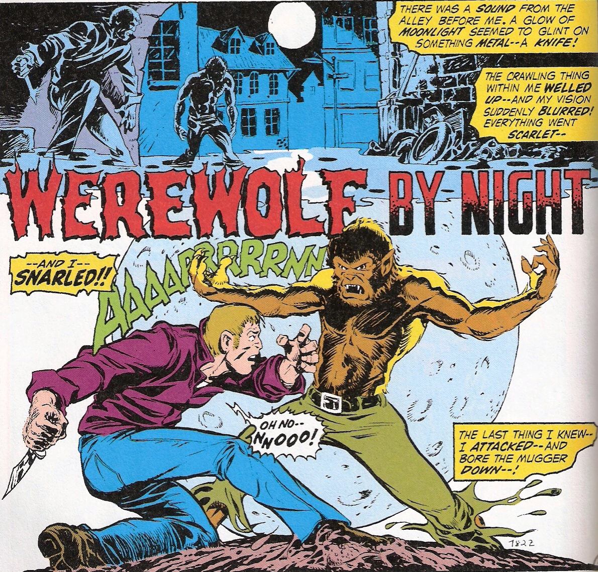 HD Quality Wallpaper | Collection: Comics, 1190x1139 Werewolf By Night