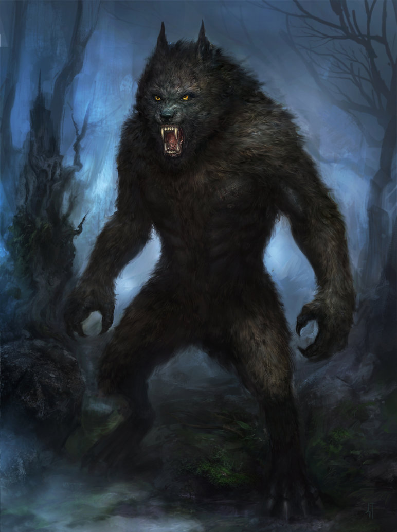 dark werewolf wallpaper