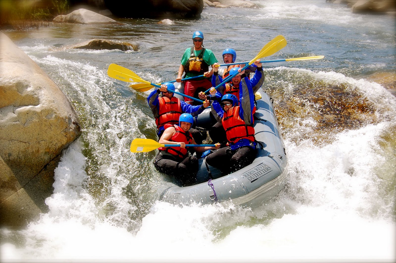 Nice Images Collection: White Water Rafting Desktop Wallpapers