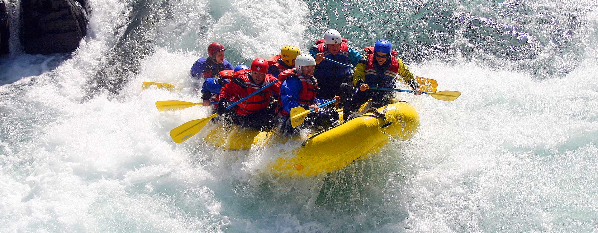 Nice wallpapers White Water Rafting 1920x750px