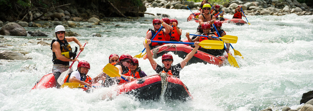Nice wallpapers White Water Rafting 1200x425px