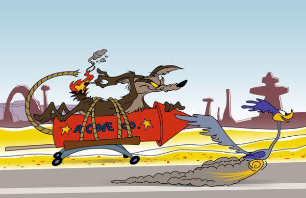 HD Quality Wallpaper | Collection: Cartoon, 600x388 Wile E. Coyote And The Road Runner
