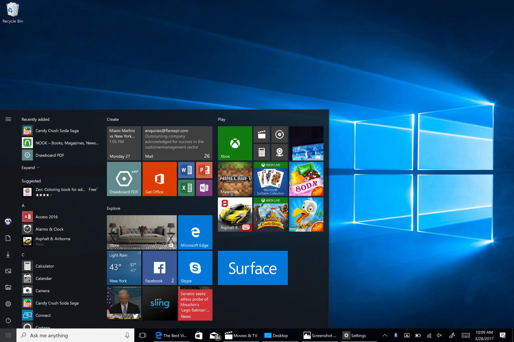 Windows 10 Backgrounds on Wallpapers Vista