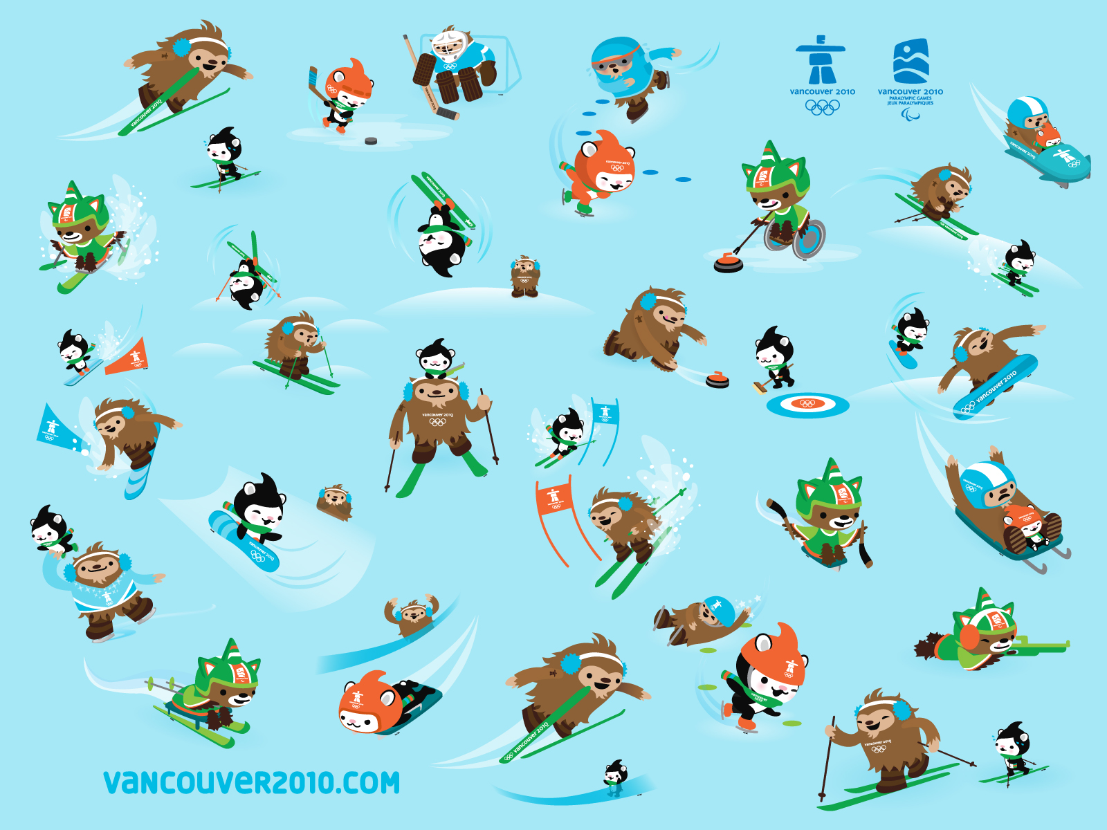 Winter Olympics Vancouver 2010 Backgrounds, Compatible - PC, Mobile, Gadgets| 1600x1200 px