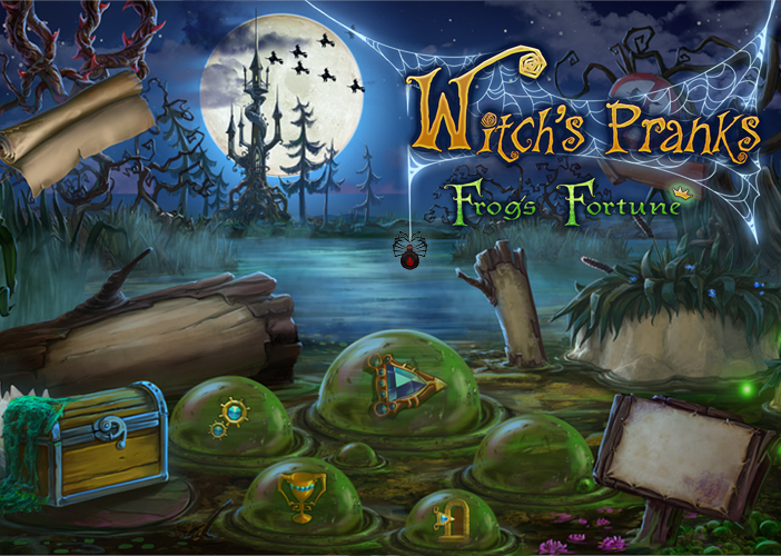 Witch's Pranks: Frog's Fortune Backgrounds on Wallpapers Vista