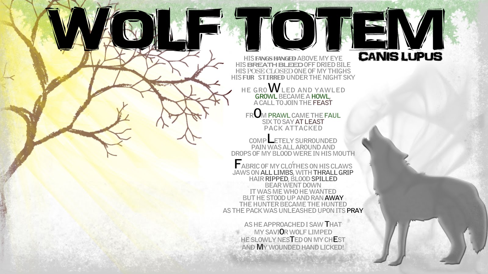 Wolf Totem High Quality Background on Wallpapers Vista
