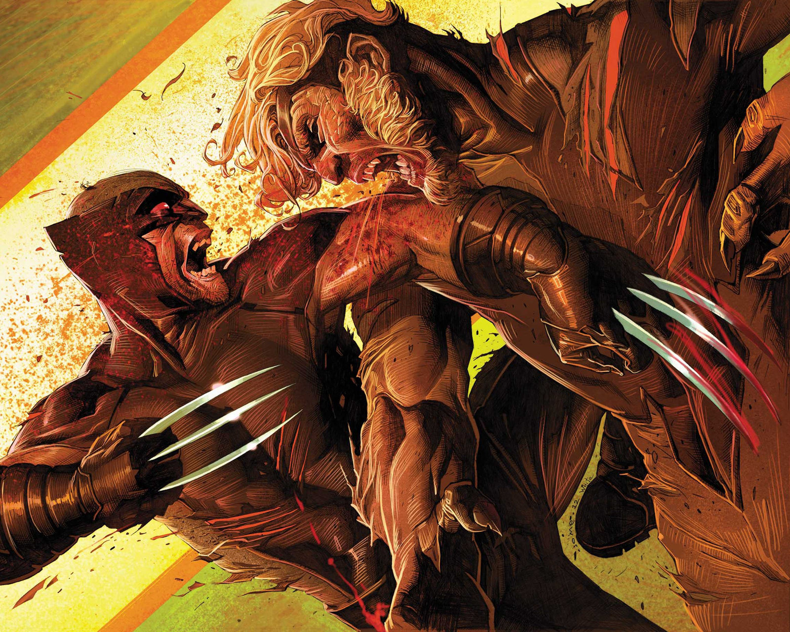 Wolverine Vs. Sabretooth #10