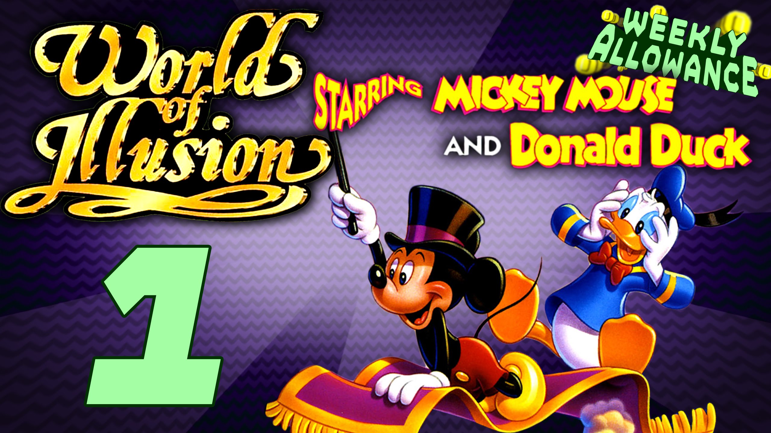 World Of Illusion Starring Mickey Mouse And Donald Duck High Quality Background on Wallpapers Vista
