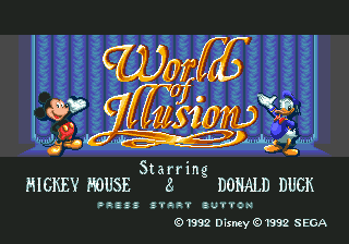 World Of Illusion Starring Mickey Mouse And Donald Duck Backgrounds, Compatible - PC, Mobile, Gadgets| 320x224 px