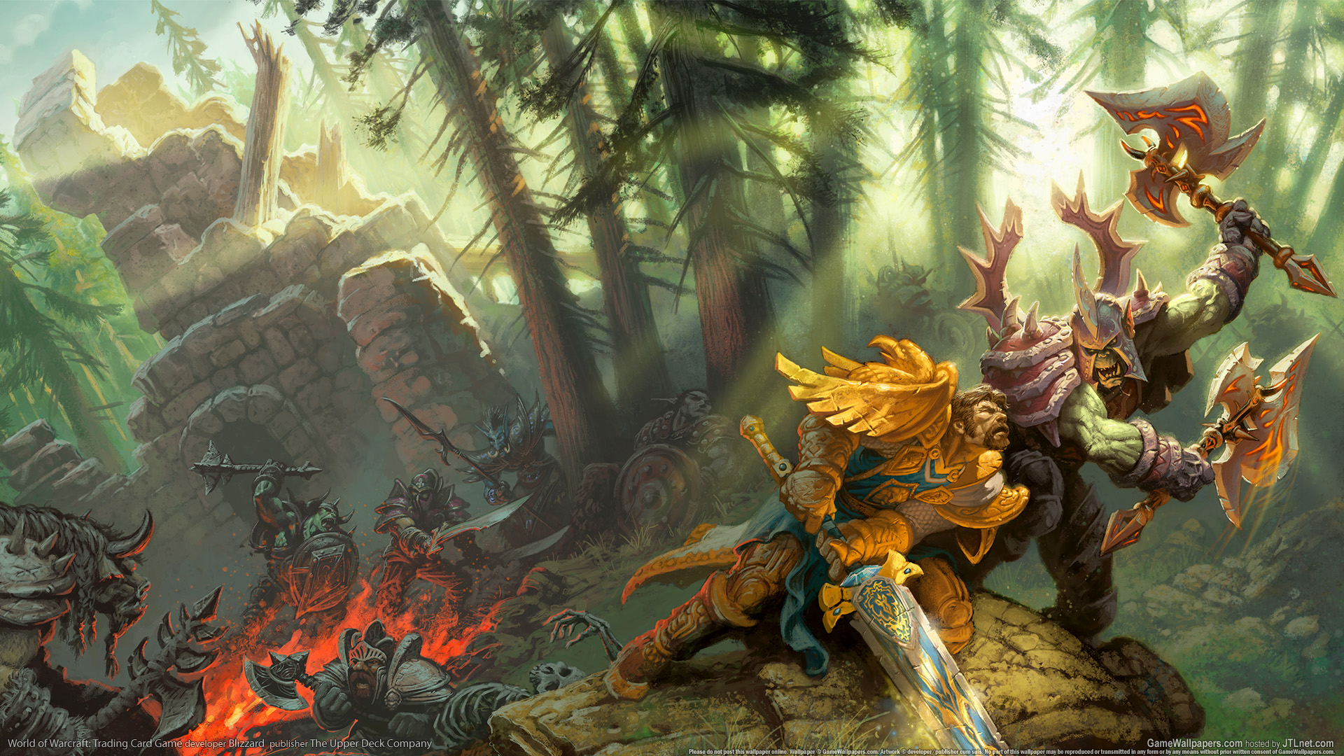 High Resolution Wallpaper | World Of Warcraft: Trading Card Game 1920x1080 px