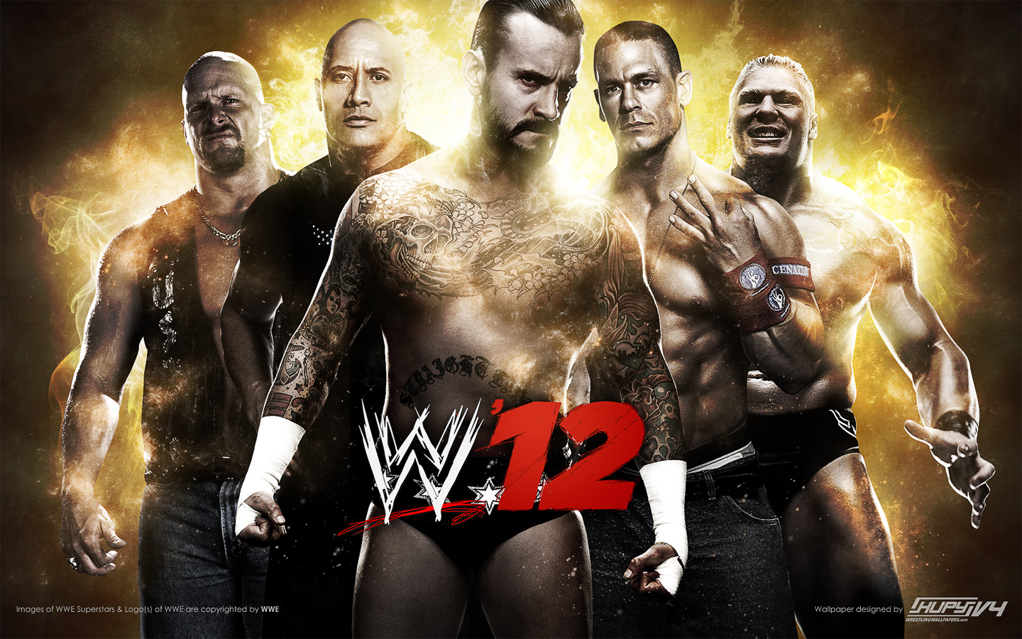 HD Quality Wallpaper | Collection: Video Game, 1440x900 WWE '12
