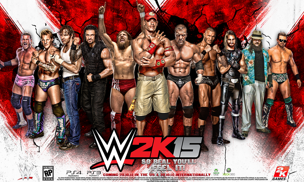 WWE 2K15 Backgrounds, Compatible - PC, Mobile, Gadgets| 1024x614 px