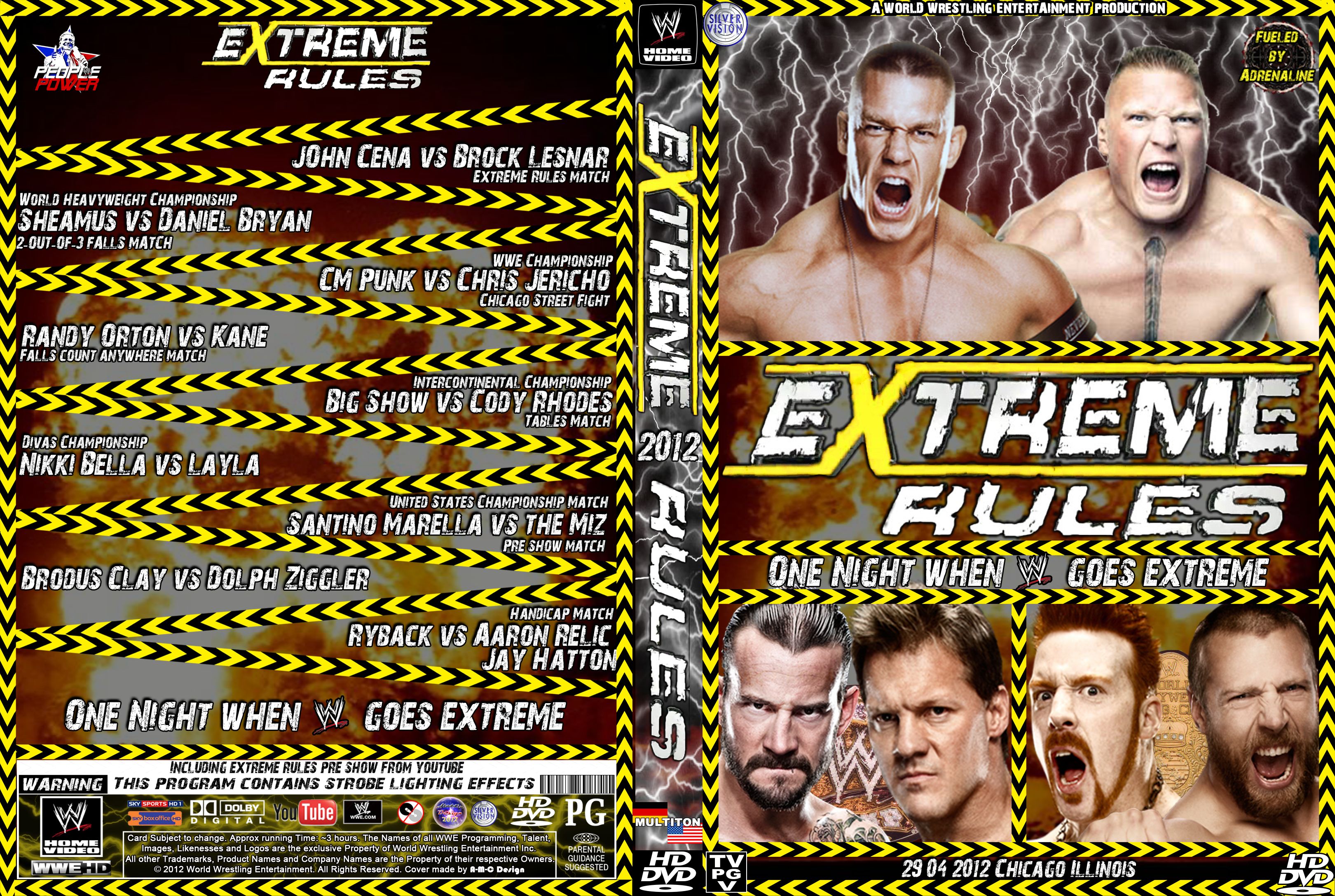 WWE Extreme Rules 2012 HD wallpapers, Desktop wallpaper - most viewed