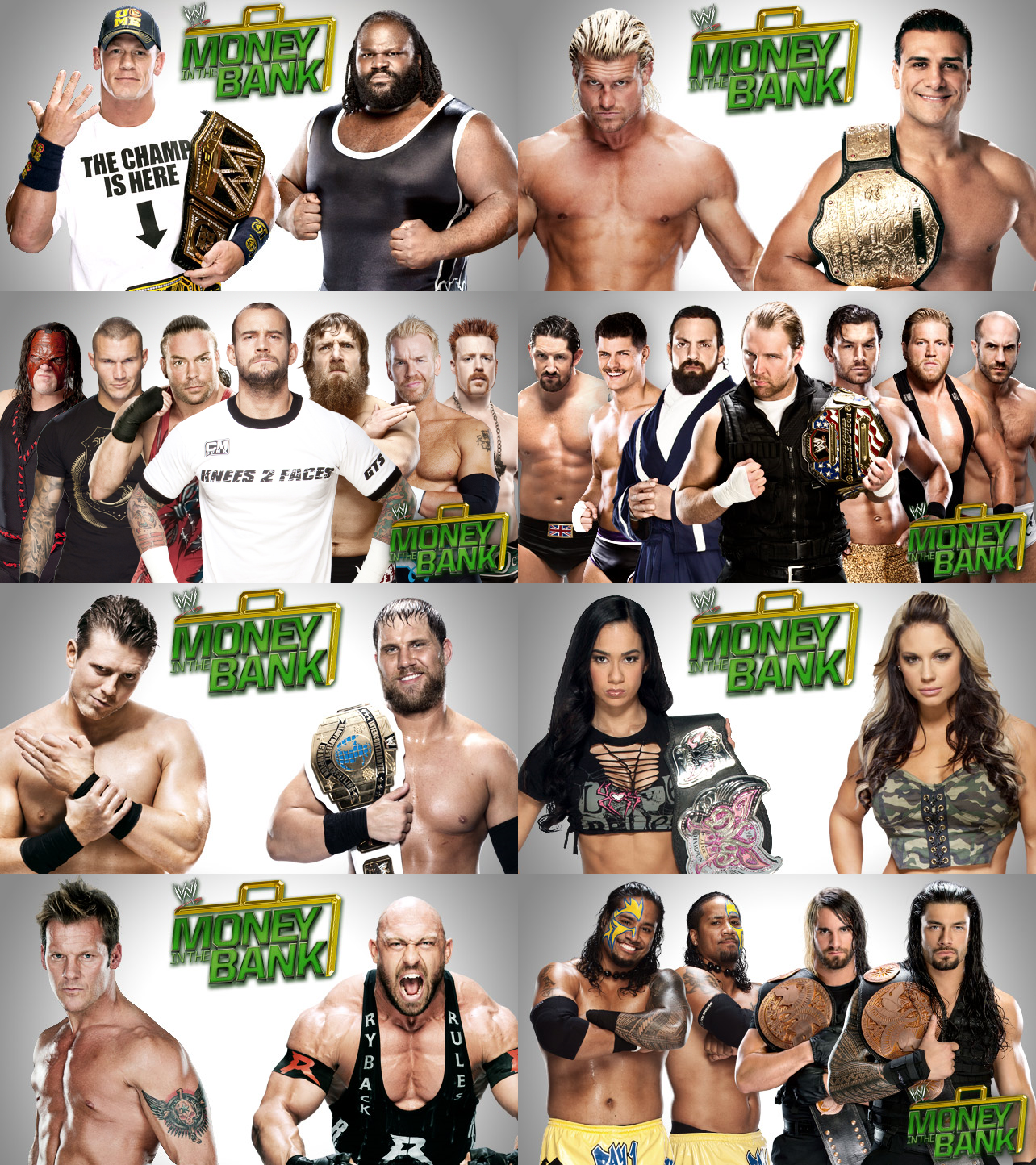 Nice Images Collection: WWE Money In The Bank 2013 Desktop Wallpapers