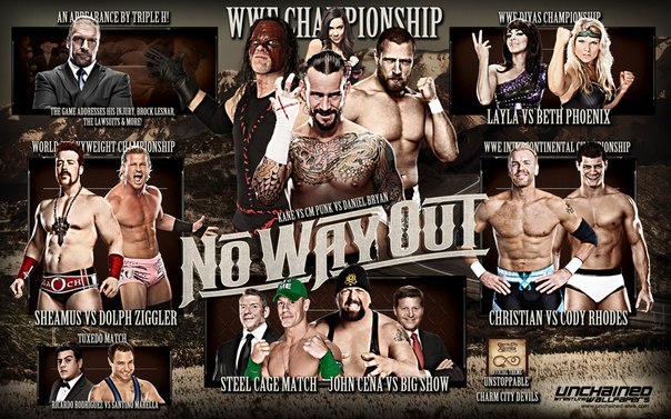 WWE No Way Out 2012 Backgrounds on Wallpapers Vista