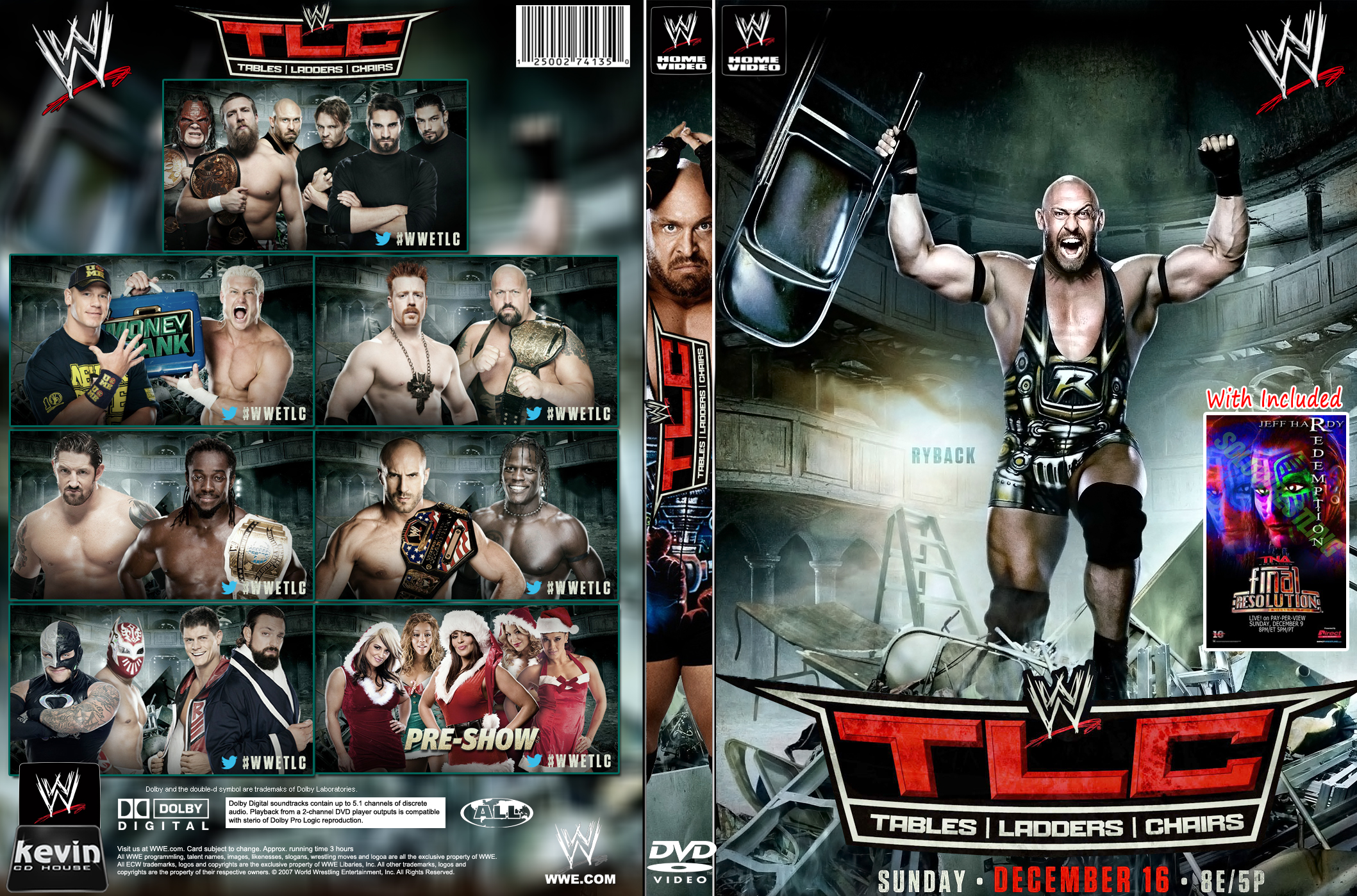 WWE TLC: Tables Ladders & Chairs 2012 #3