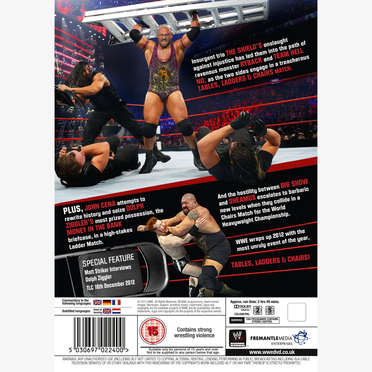 WWE TLC: Tables Ladders & Chairs 2012 #7