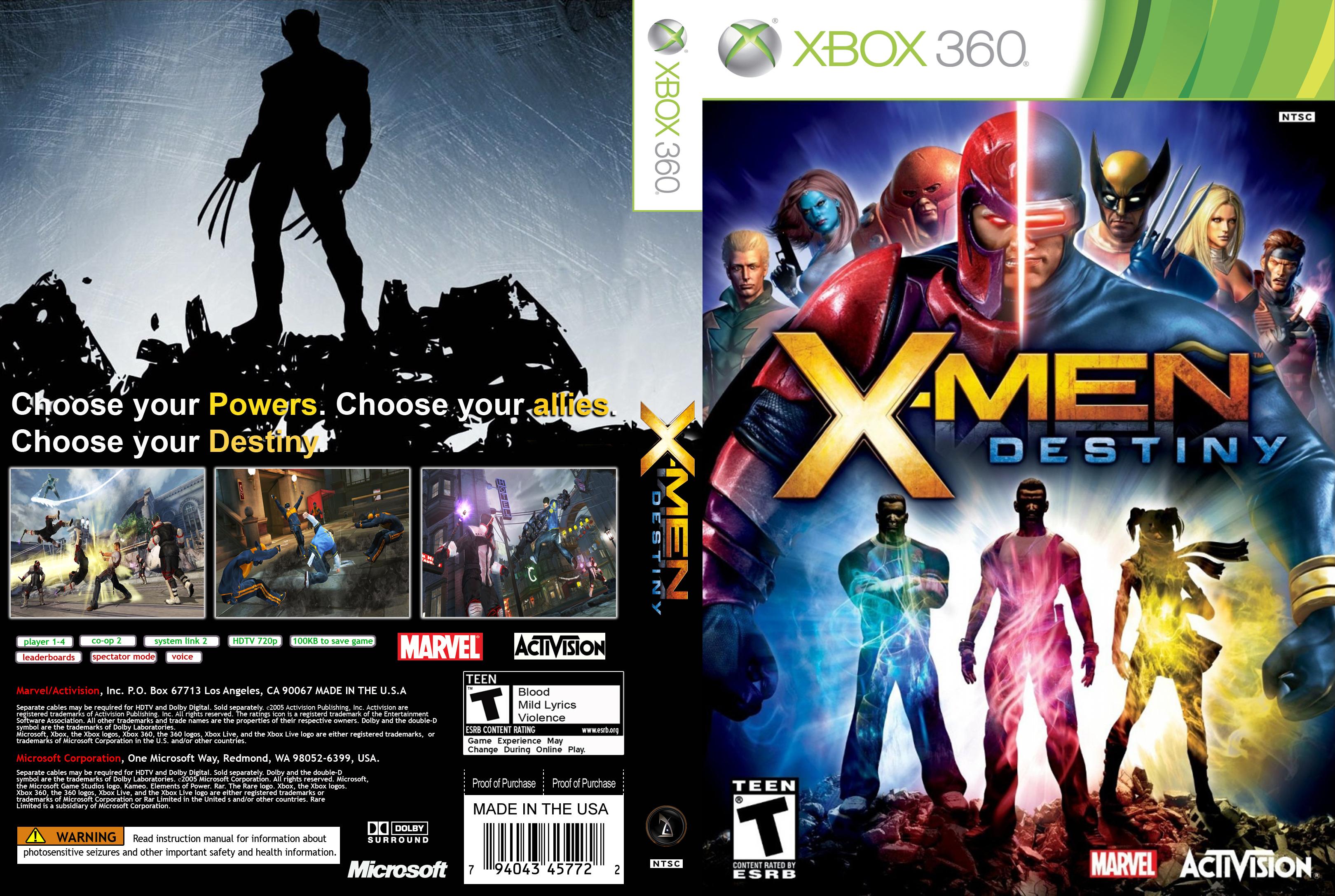 X xbox 360 игры. Xbox 360 x-men Destiny. X men Xbox 360. Игры Xbox 360 x man. Люди Икс Дестини.