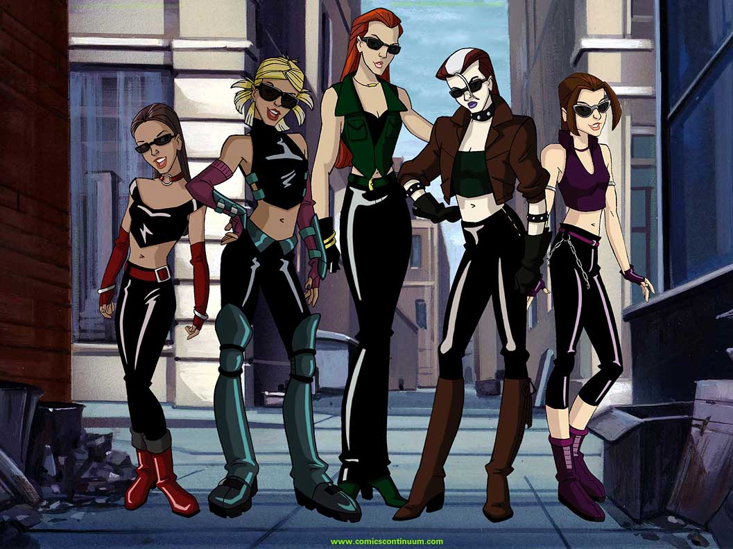 The Bayville Sirens from X-Men Evolution. 