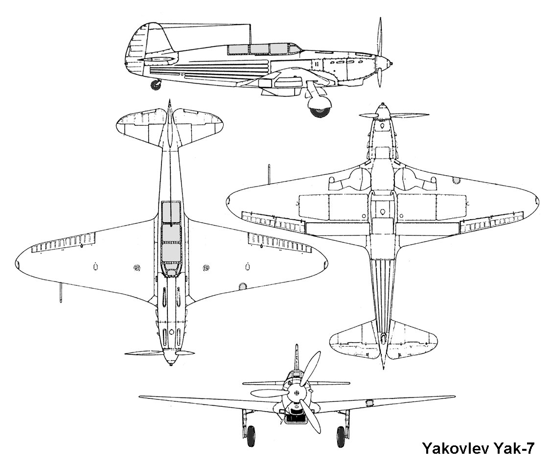 HQ Yakovlev Yak-7 Wallpapers | File 111.98Kb