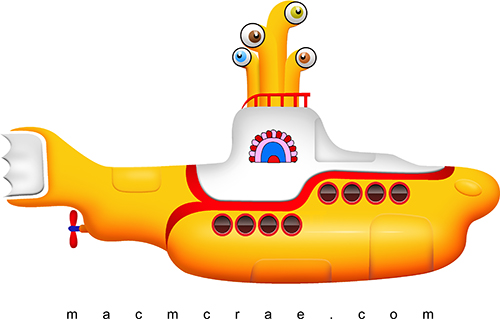 Nice Images Collection: Yellow Submarine Desktop Wallpapers