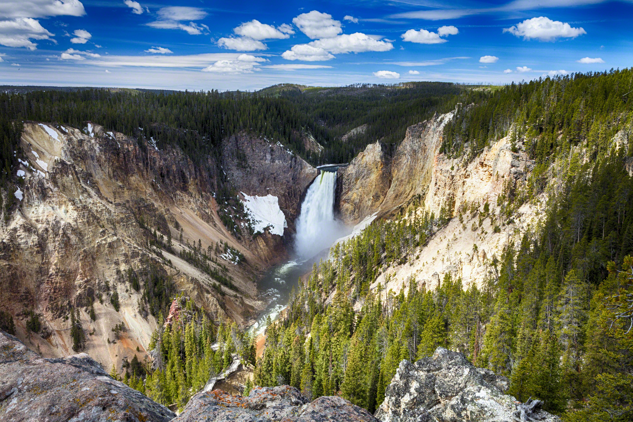 Yellowstone Falls Backgrounds on Wallpapers Vista