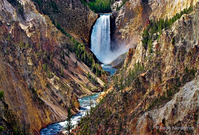Yellowstone Falls Backgrounds, Compatible - PC, Mobile, Gadgets| 635x432 px