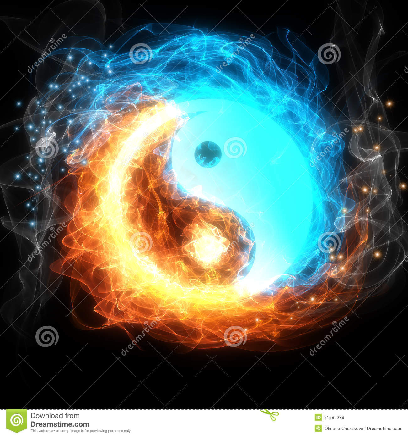 Nice Images Collection: Yin And Yang Desktop Wallpapers