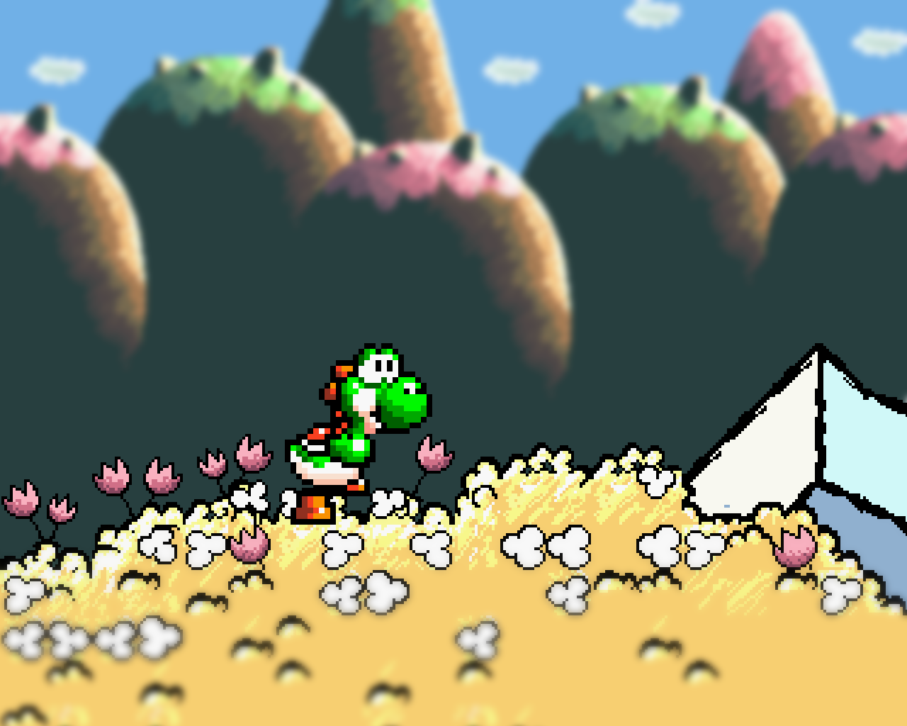 HD Quality Wallpaper | Collection: Video Game, 1280x1024 Yoshi's Island