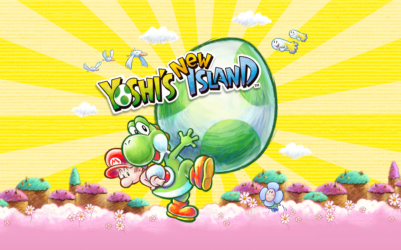 Yoshi's New Island Backgrounds on Wallpapers Vista